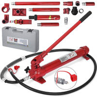 VOLTZ 10 Ton Hydraulic Porta Power Jack Kit – Heavy-Duty Bodywork & Frame Repair Set