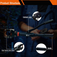 VOLTZ VZ-CPC-55 Hydraulic Cable Cutter Upto 55mm Hydraulic Cable Wire Rope Copper and aluminum Cutting Tool Bolt Cutter