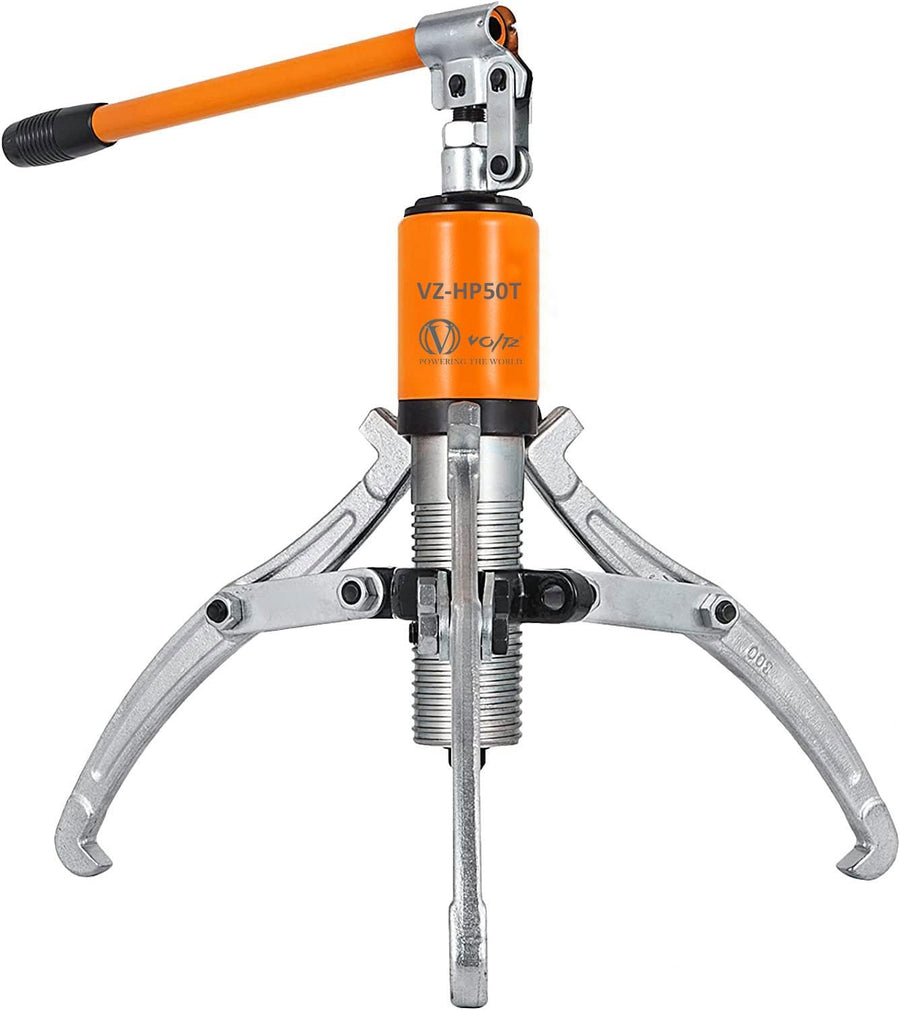 VOLTZ VZ-HP-50T Hydraulic Pullers Hydraulic Gear Puller Bearing Wheel Pulling 3 Jaws set (50 tons)