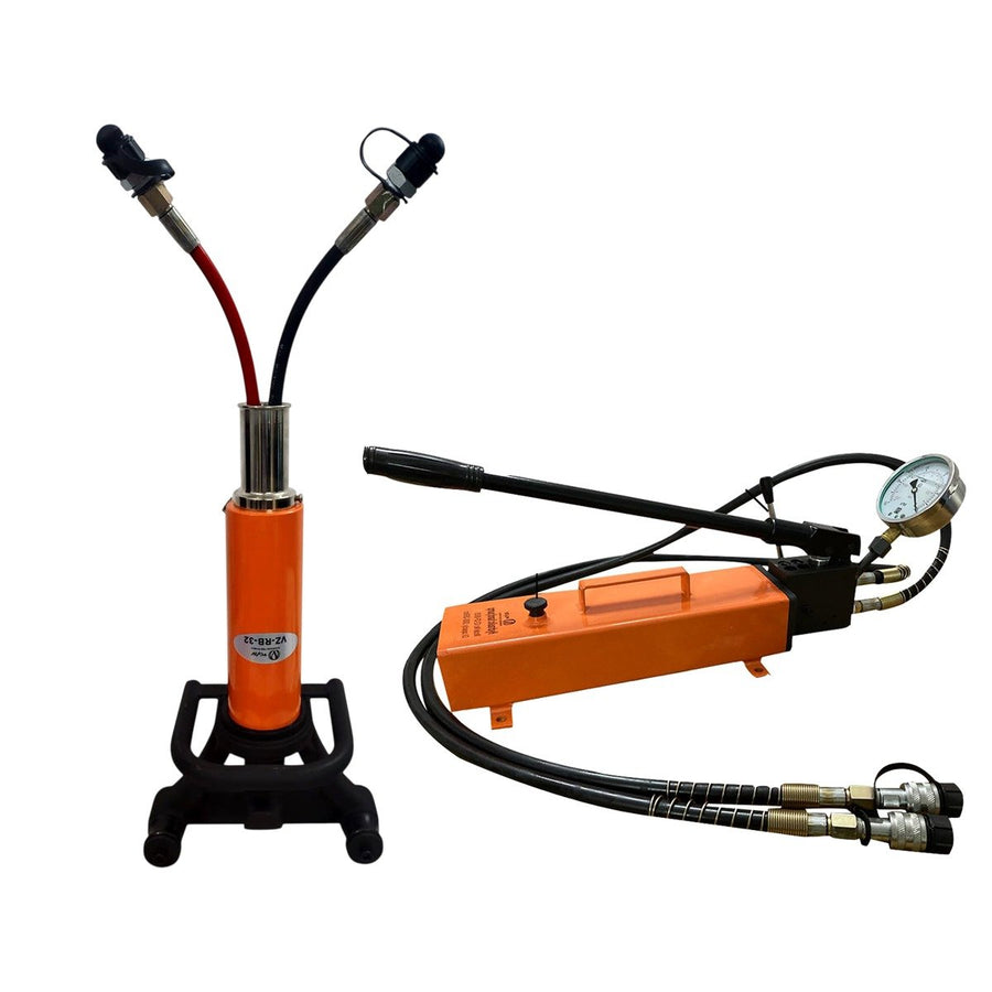 VOLTZ RB-32 Hydraulic Rebar Bender With Pump CP-800s Portable Rebar Bender Steel Bar, Steel Rod (6-32mm)