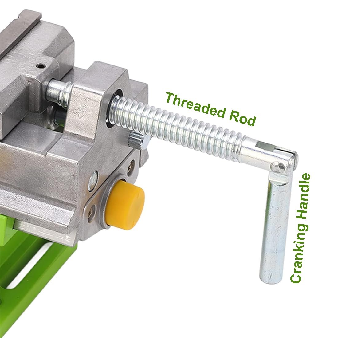 VOLTZ 3 Inch bench vice for drilling, Drill Press Clamp Adjustable 2 Jaw X-Y Compound Vise Cross Slide Mill Flat Vise Metal Milling Clamping Table