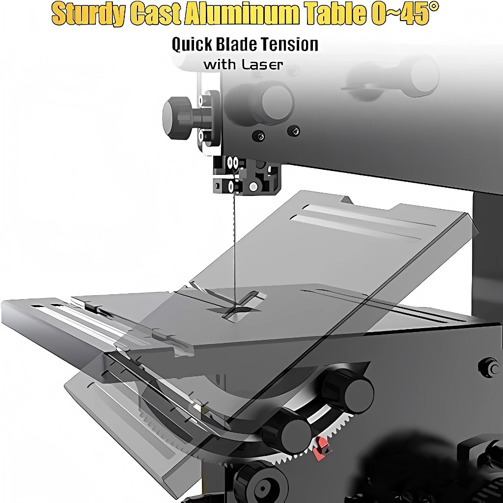 VOLTZ Band Saw Blade 6TPI, Width 0.6” Suitable with (VZ- BS-315) Benchtop Band Saw Woodworking (Pack of-1)