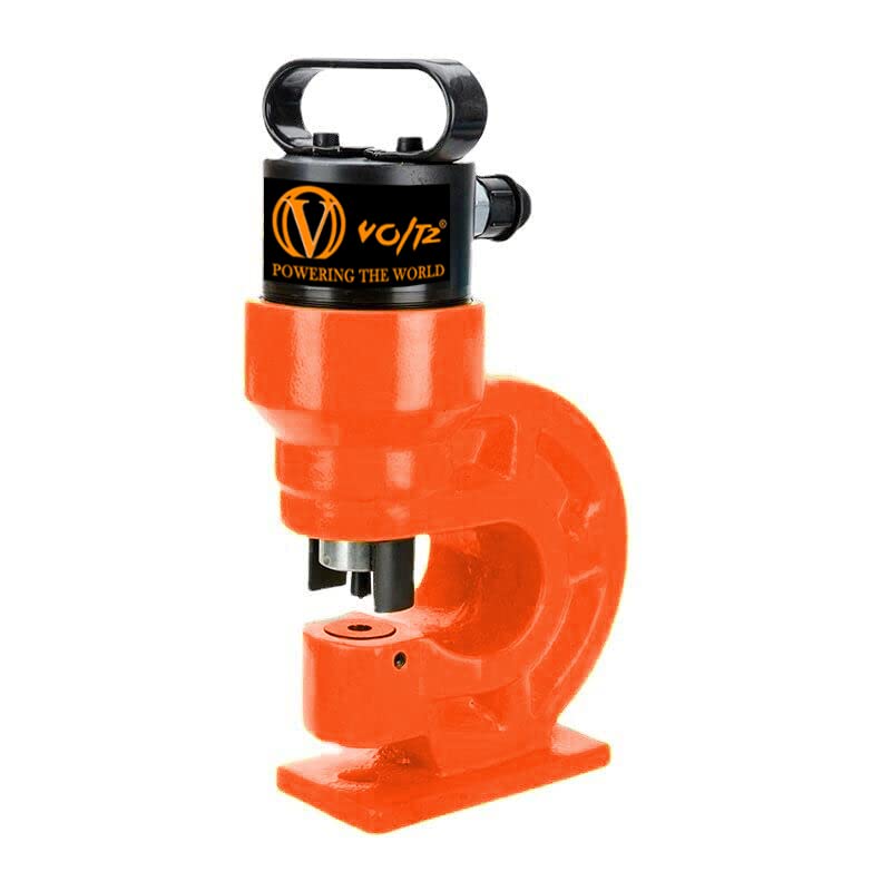 VOLTZ CH-60 + CP-700 Hand Pump Hydraulic Knockout Punch Tool 31 Ton Hole Digger Force Puncher Iron Plate Max 10mm Thickness Hole Punching Machine