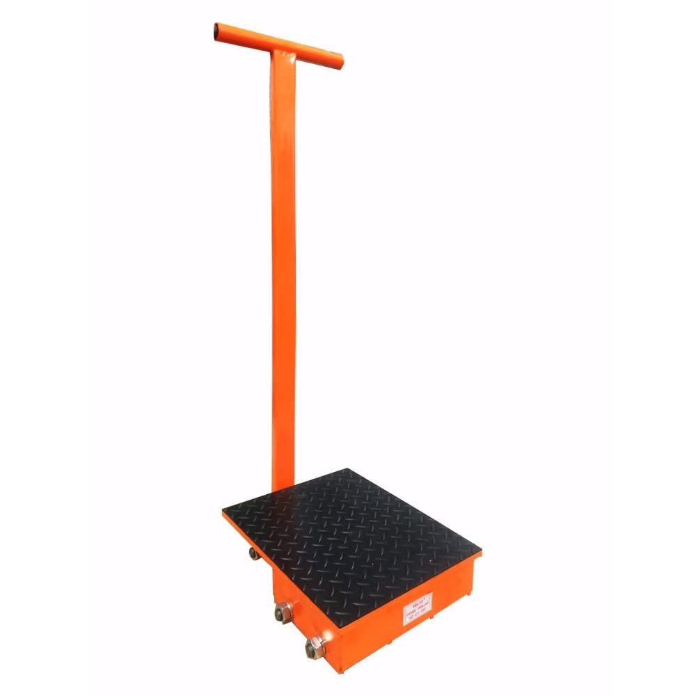 VOLTZ 12 TON CARGO TROLLEY WITH HANDLE 180 Degree Rotation Heavy Duty Industrial Machinery Mover Lifter Dolly Skate Roller