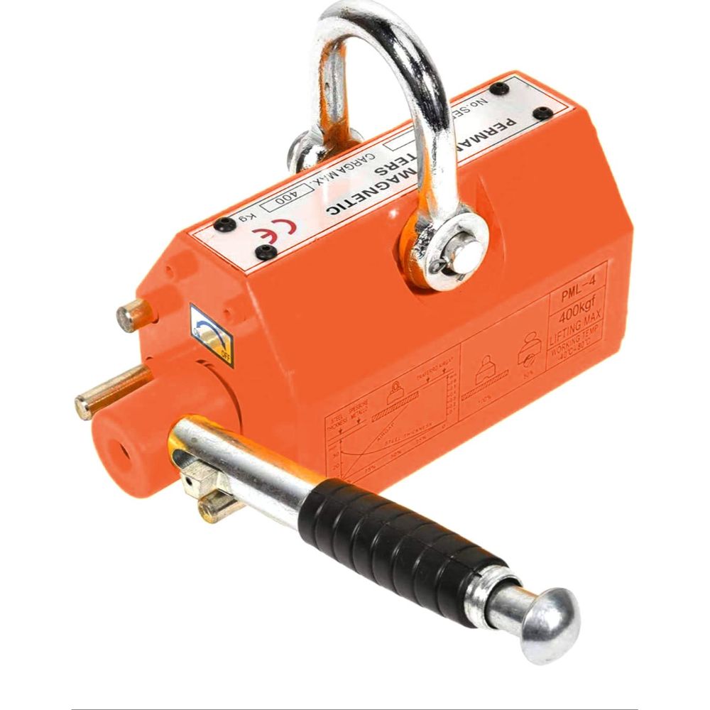 Voltz 400 kg Portable Permanent Magnetic Lifter Crane Metal Lifting Tool
