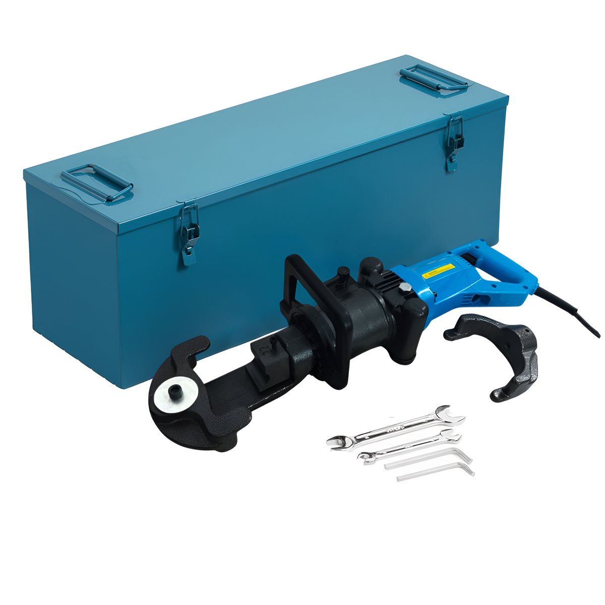 VOLTZ RB-22 Hydraulic Rebar Benders & Straightener 220V 1300W 10-22 MM Hand Hold Portable Rebar Bender, Bar Bending Machine for Rebar, Steel Bar, Steel Rod