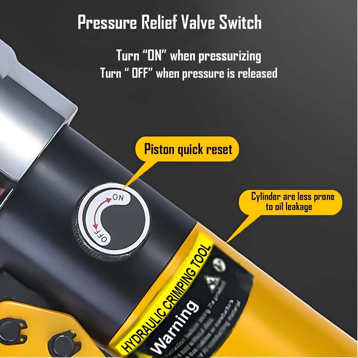 VOLTZ-VZ-FC-55 Integrated Hydraulic Flange Spreader 14Ton, Portable Hydraulic Flange Expander Splitter, Max Spread 55mm/2.16in, Manual Flange Dividing Tool for Pipeline Maintenance