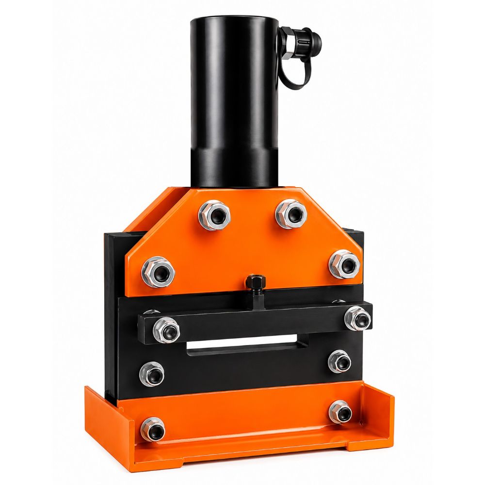 VOLTZ VBC-200 Hydraulic Copper Busbar Cutter Bus Bar Aluminum cutting Tool Sets for 12mm Max of Sheet with CP-700 Manual Hydraulic Pump(35Ton)