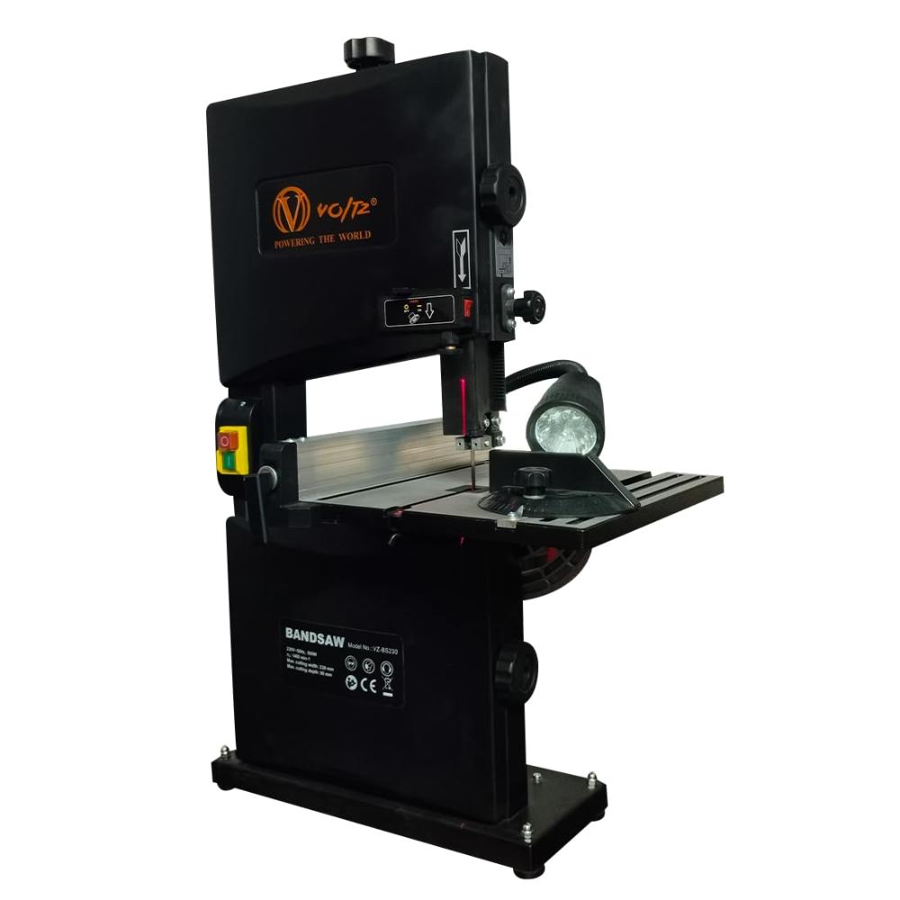 VOLTZ VZ-BS230 9 In. 500w Benchtop Band Saw for Woodworking, Black (VZ-BS9)