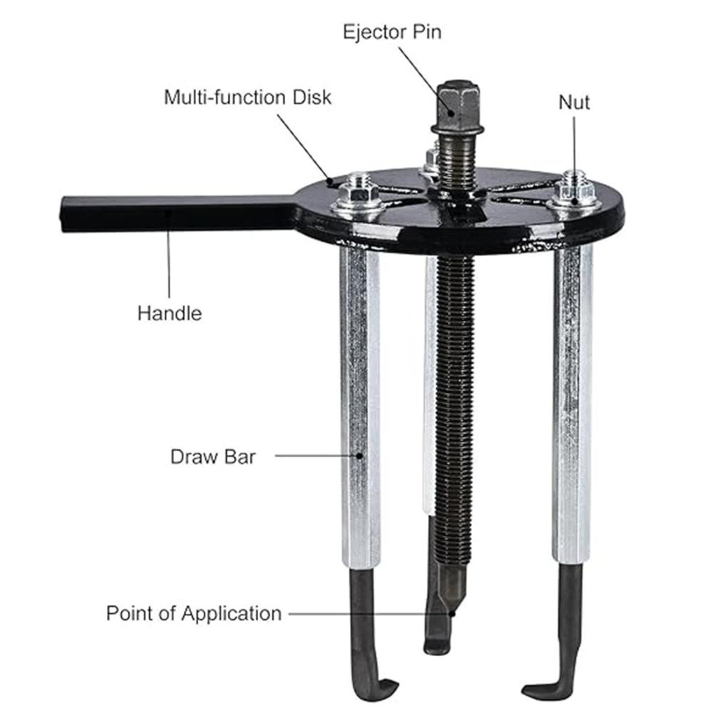 VOLTZ VZ-DN-D3002 Multi Universal bearing Disassembly Puller Inner Hole Puller Removal Tool Three-jaw Puller Set