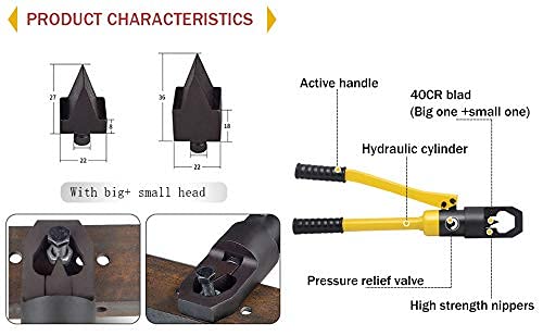 VOLTZ YP-24 Hydraulic Nut Splitter Cutting Tools Nut Separator M8-14/ M16-M24