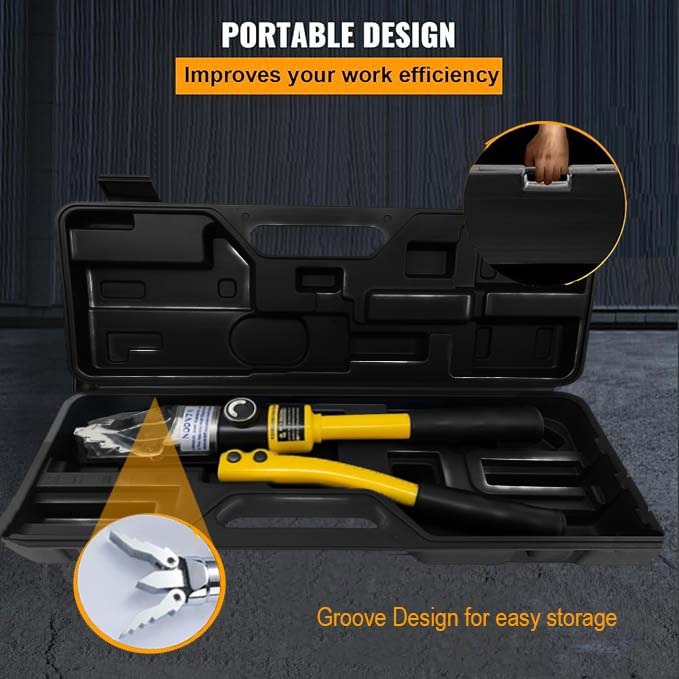 VOLTZ-VZ-FC-30 Integrated Hydraulic Spreader 10T, Portable Hydraulic Flange Expander Splitter, Max Spread 35mm/1.37in, Manual Flange Dividing Tool for Pipeline Maintenance