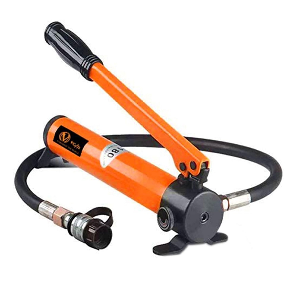 VOLTZ VZ-SN-2050 Hydraulic Lifting Jack with CP-180 Hydraulic Pump Single Acting Lock Nut lifting Stroke 50MM Lift Cylinder Jack Solid 20TON (2inch)