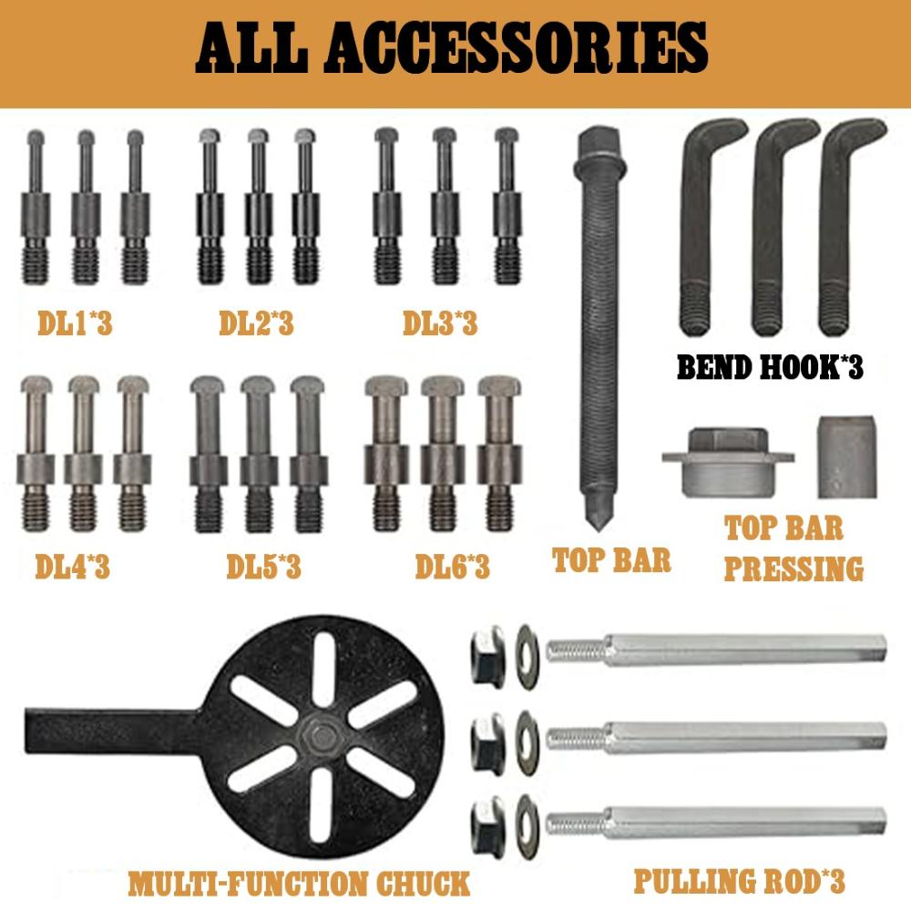 VOLTZ VZ-DN-D3002 Multi Universal bearing Disassembly Puller Inner Hole Puller Removal Tool Three-jaw Puller Set