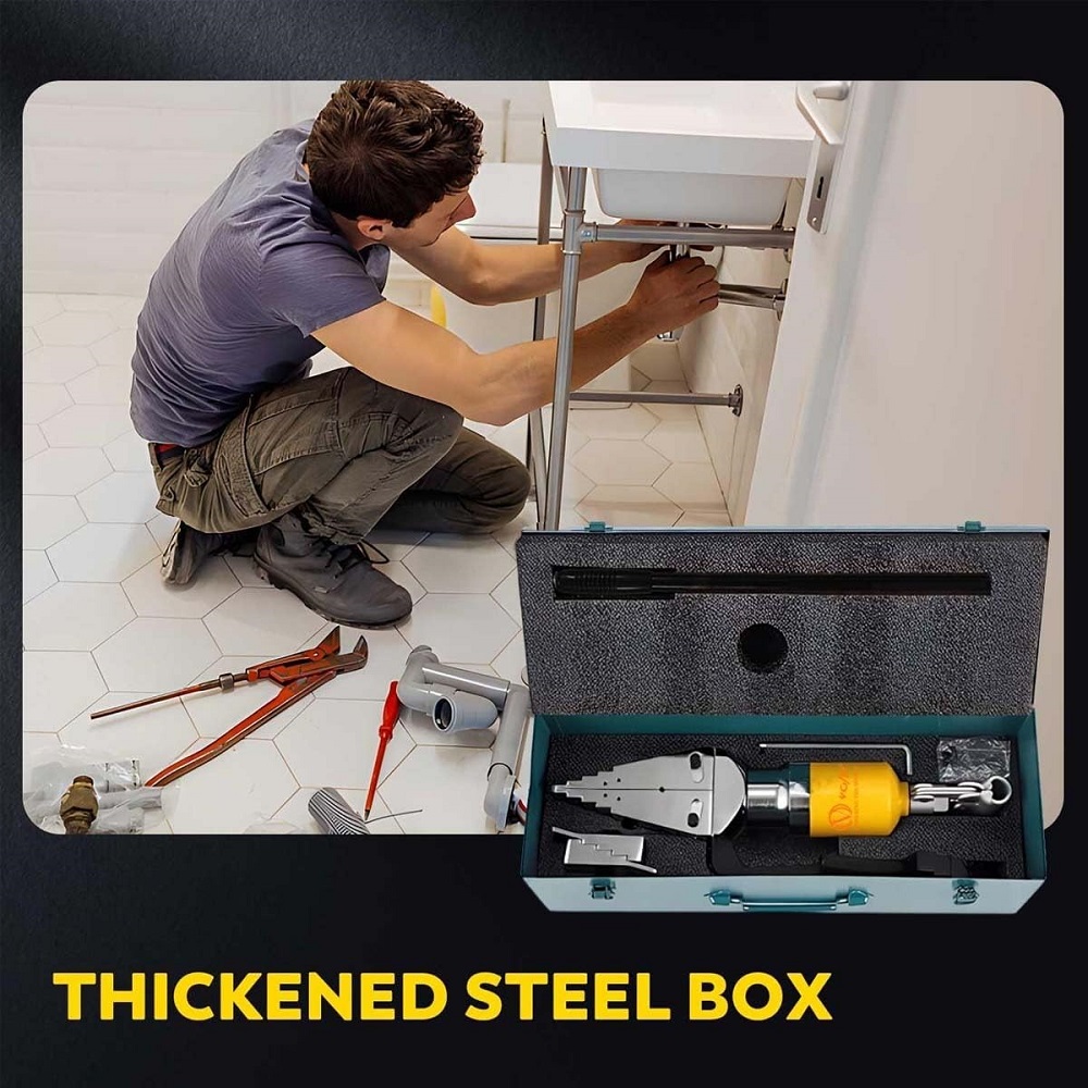 VOLTZ-VZ-FC-14 Integrated Hydraulic Flange Spreader 14Ton, Portable Hydraulic Flange Expander Splitter, Max Spread 81mm/3.18in, Manual Flange Dividing Tool