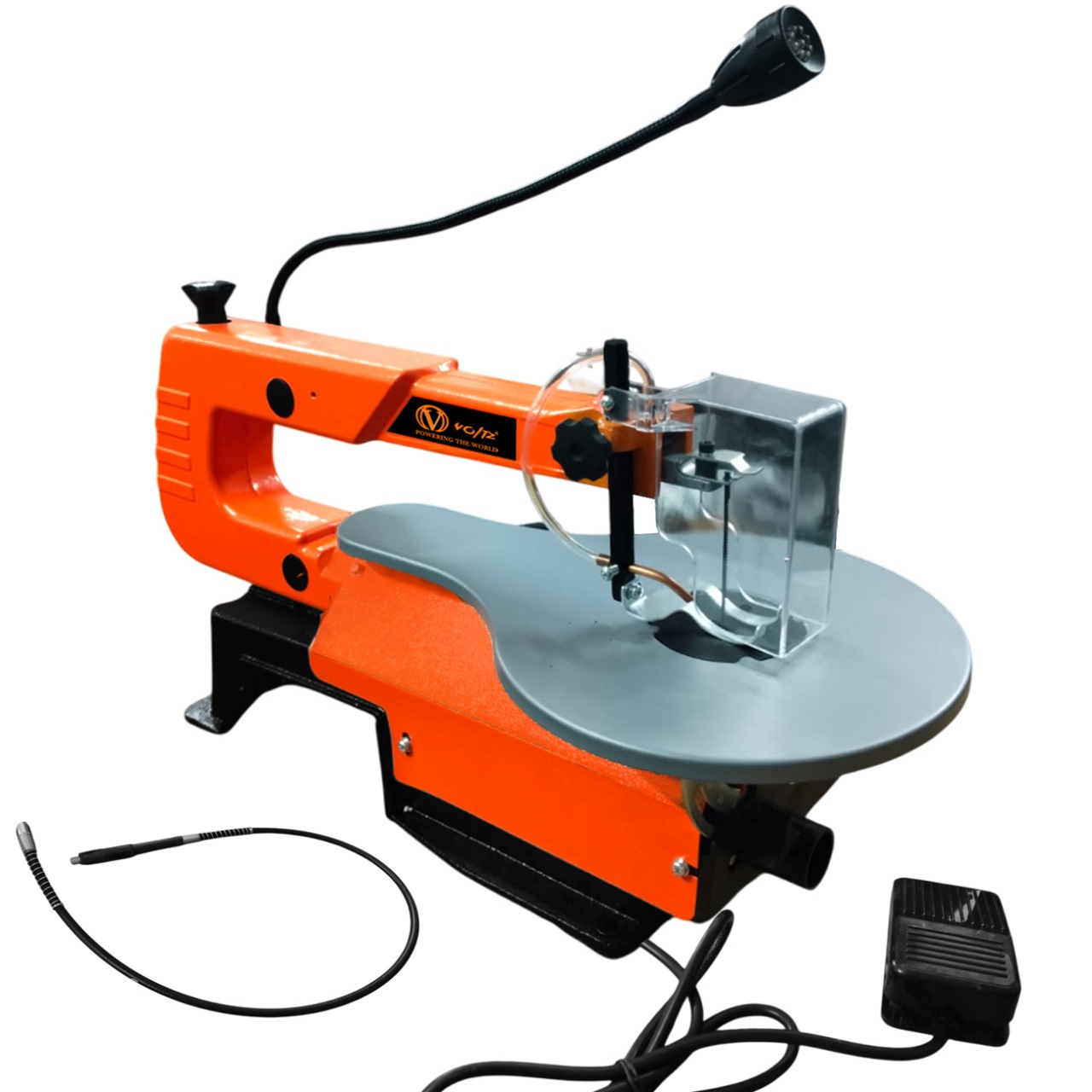 VOLTZ VZ-SS16L VRF New Electric Scroll Saw Corded Electric 16 Inch 120W with Led Light Speed adjustable Foot Switch Scroll Saw Machine