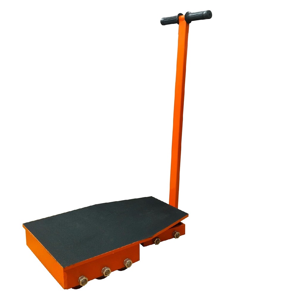 VOLTZ VZ-CRD-24 TON Cargo Trolley with Handle 180 Degree Rotation Heavy Duty Industrial Machinery Mover Lifter Dolly Skate Roller