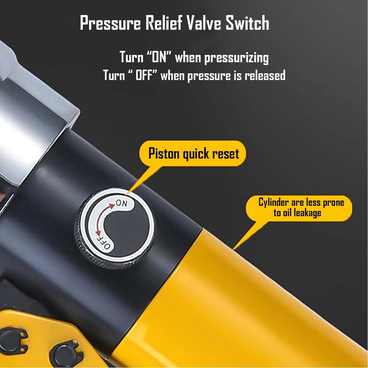 VOLTZ-VZ-FC-30 Integrated Hydraulic Spreader 10T, Portable Hydraulic Flange Expander Splitter, Max Spread 35mm/1.37in, Manual Flange Dividing Tool for Pipeline Maintenance