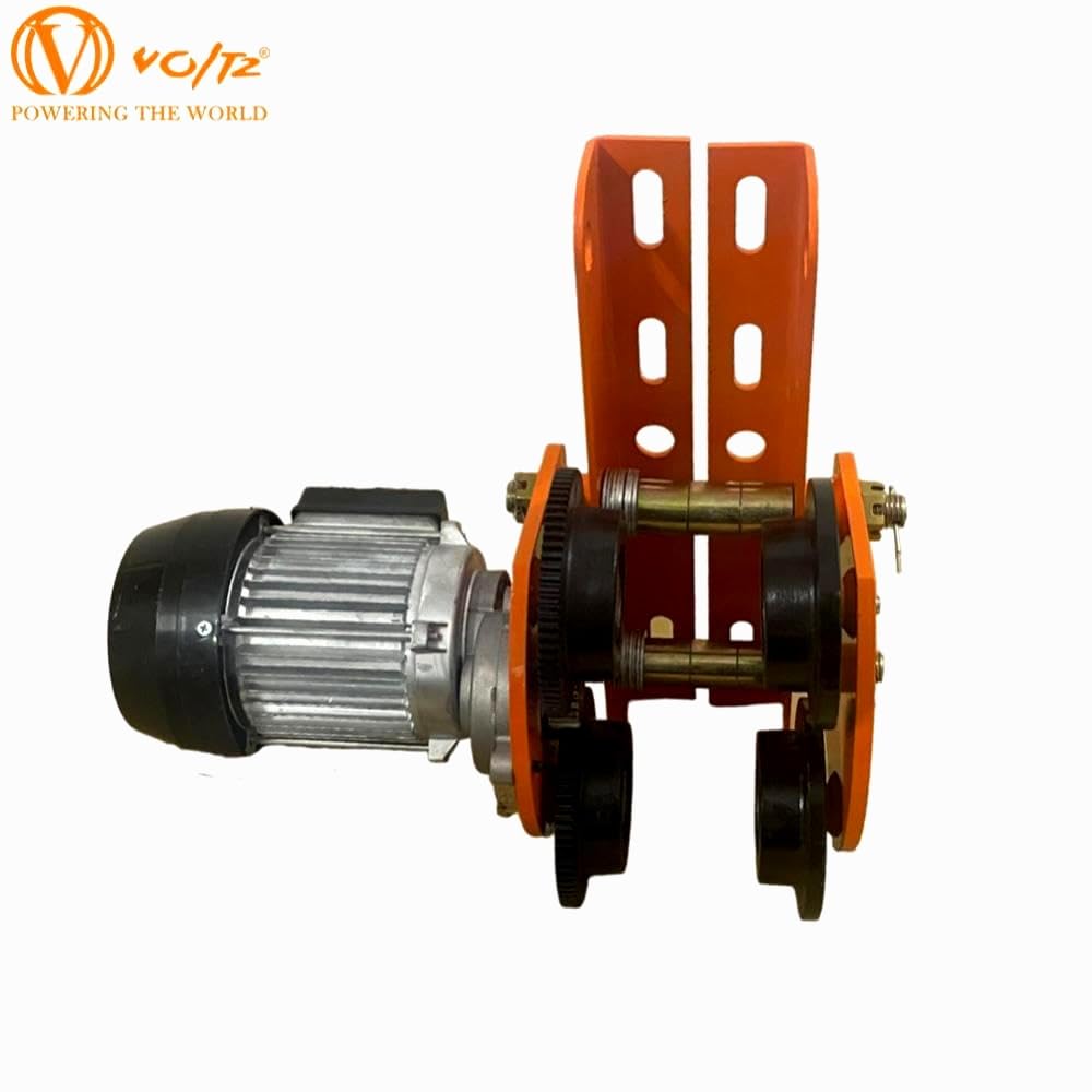 VOLTZ VZ-MEH 1200 X 20mtr Mini Electric Hoist with Trolley for Small Job Works and Domestic Use Single Phase, 1200kg Electronic Trolley