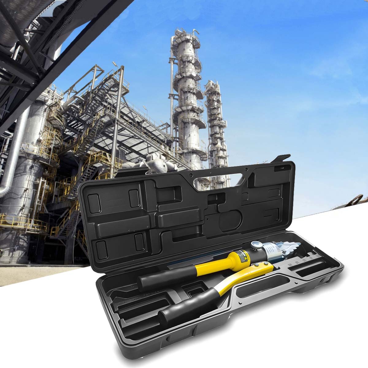 VOLTZ-VZ-FC-30 Integrated Hydraulic Spreader 10T, Portable Hydraulic Flange Expander Splitter, Max Spread 35mm/1.37in, Manual Flange Dividing Tool for Pipeline Maintenance