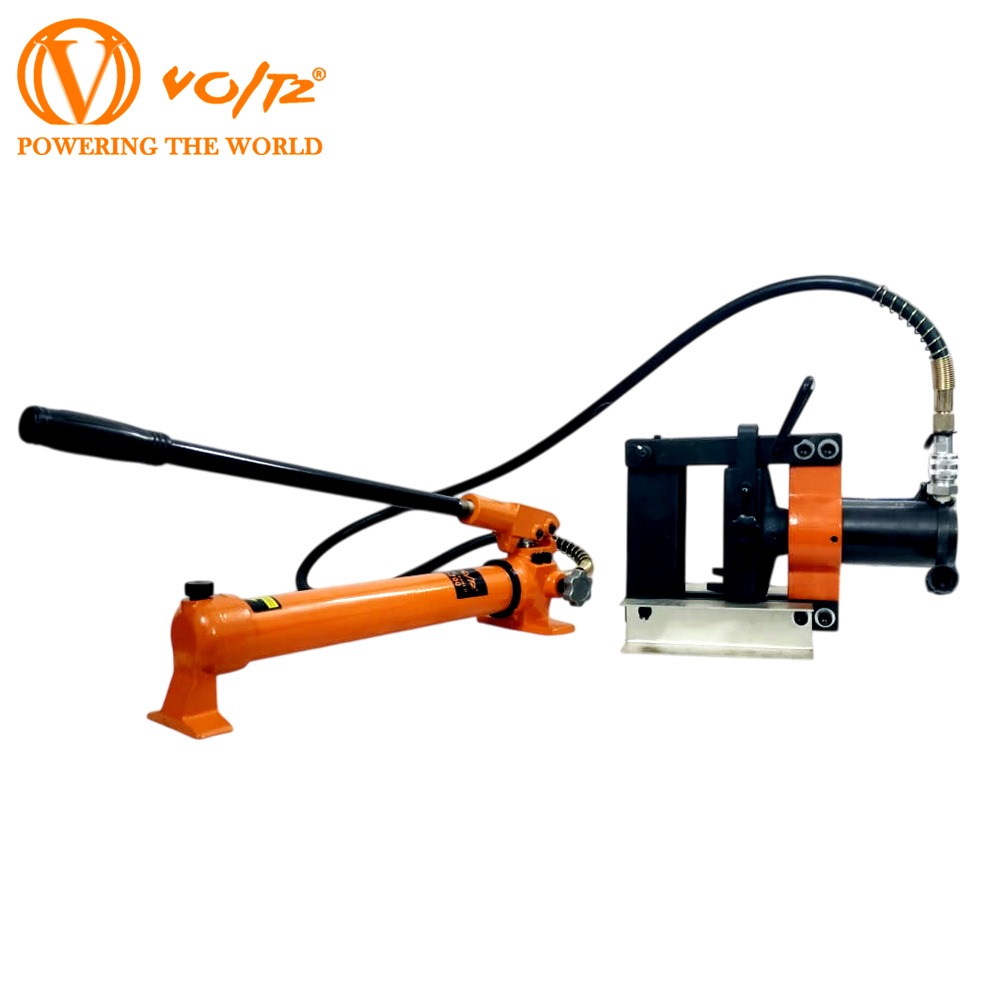 VOLTZ VBB-200 with CP-700 Hand Pump Hydraulic Copper Busbar Bender 12MM Thickness Bending 25T Bend Plate