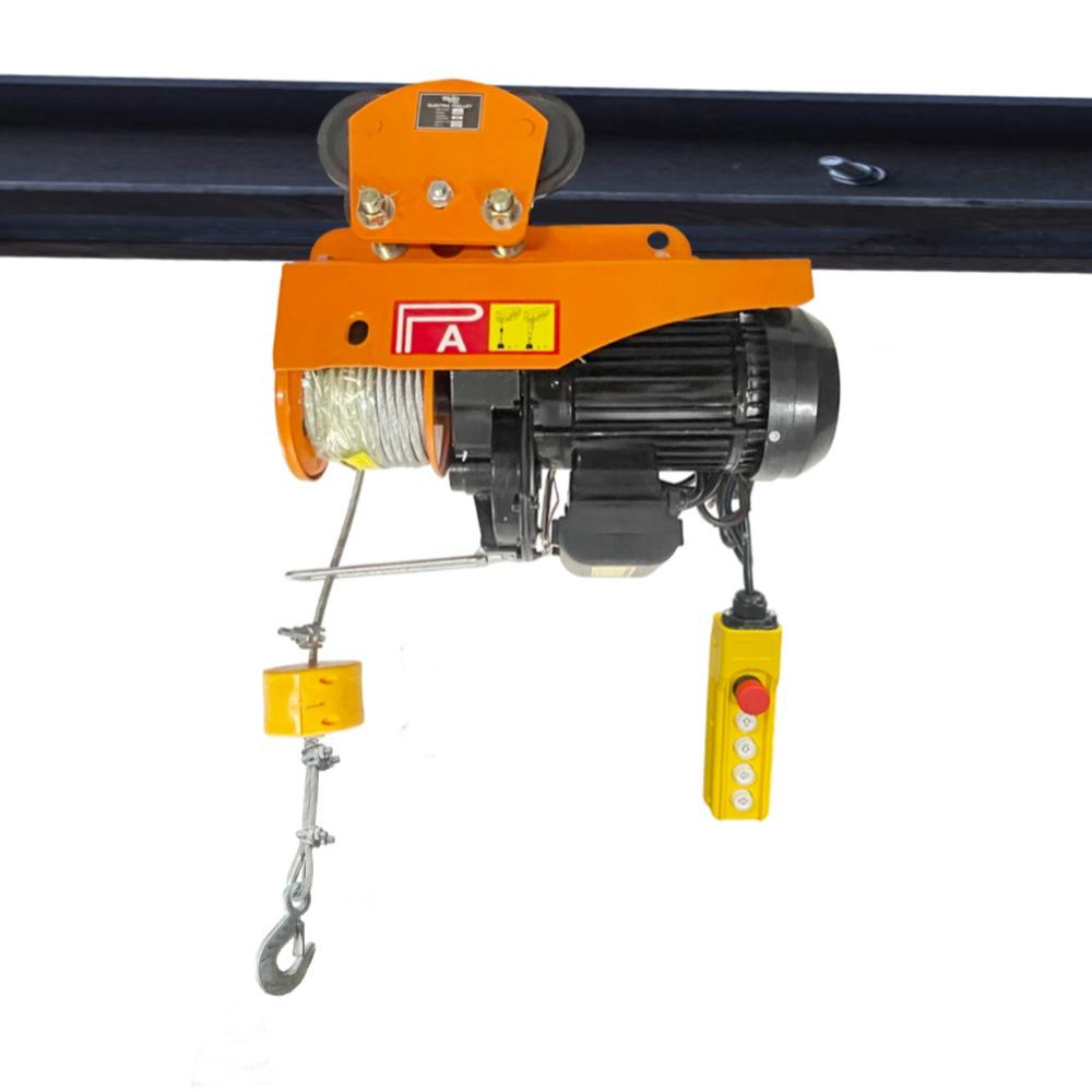 VOLTZ VZ-MEH 1500 X 20mtr Mini Electric Hoist with 1 Ton Electric Trolley for Small Job Works and Domestic Use Single Phase, 1500 kg