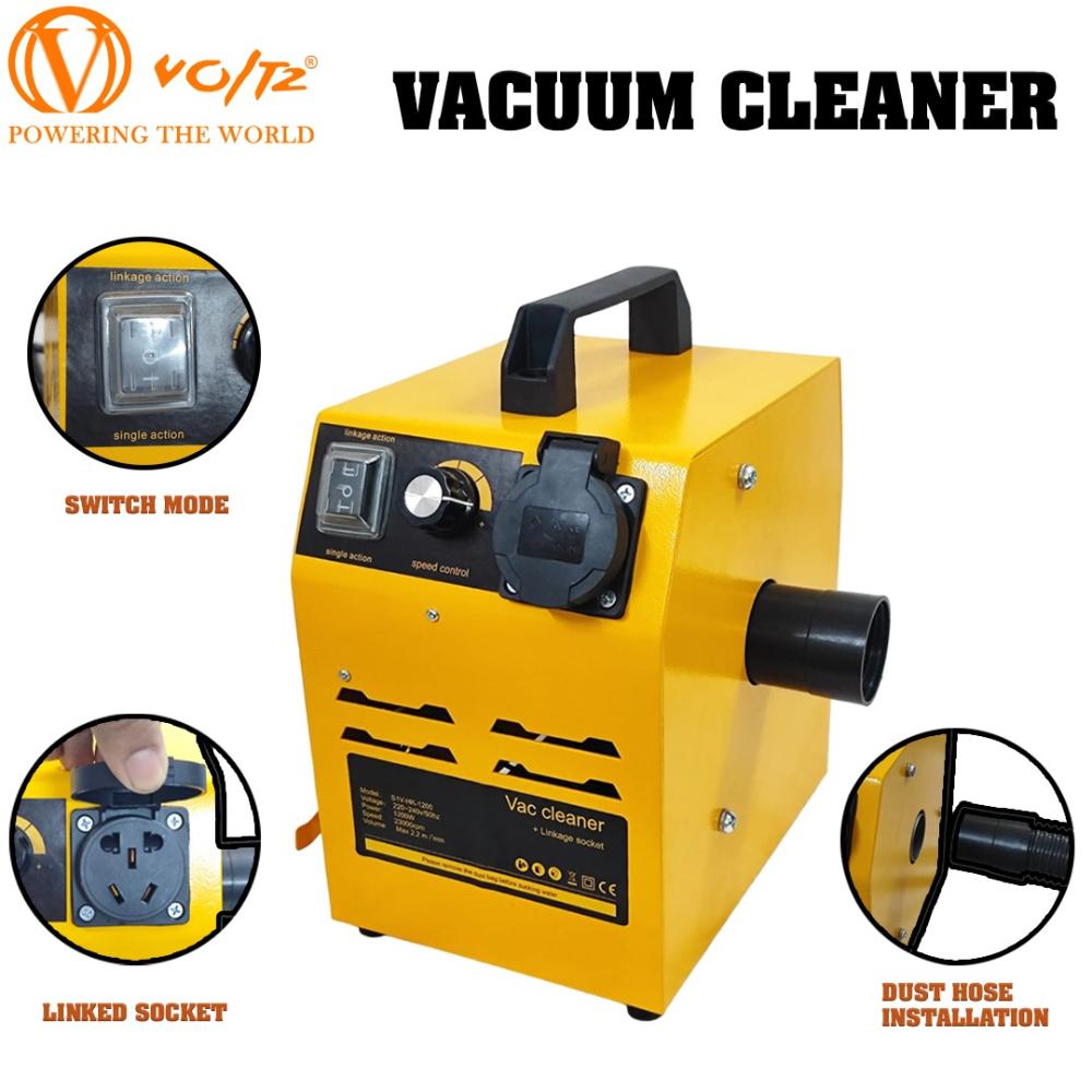 VOLTZ Mini Vaccum Cleaner/Dusct Collector 1200w 23000rpm Suitable for wood working machines like Table saws, Wood Band saw 220v