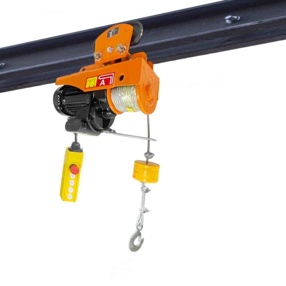 VOLTZ VZ-MEH 1500 X 20mtr Mini Electric Hoist with 1 Ton Electric Trolley for Small Job Works and Domestic Use Single Phase, 1500 kg