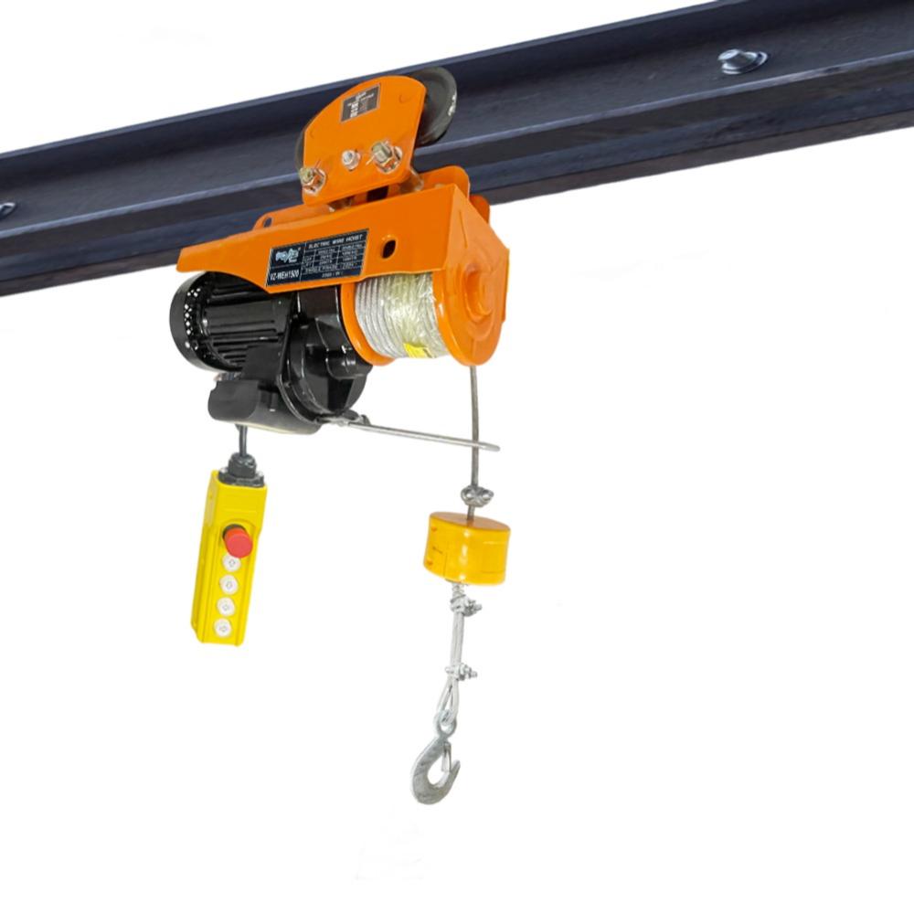 VOLTZ VZ-MEH 1500 X 20mtr Mini Electric Hoist with 1 Ton Electric Trolley for Small Job Works and Domestic Use Single Phase, 1500 kg