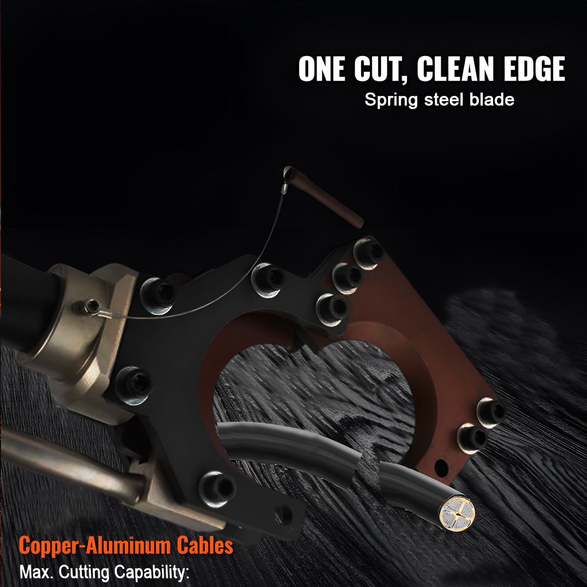 VOLTZ VZ CPC-95 Hydraulic Cable Cutter Upto 50/75/85/95mm Wire Rope Steel, Copper, and Aluminum Cutting Tool Bolt Cutter Heavy Duty Wire Cutting Tools