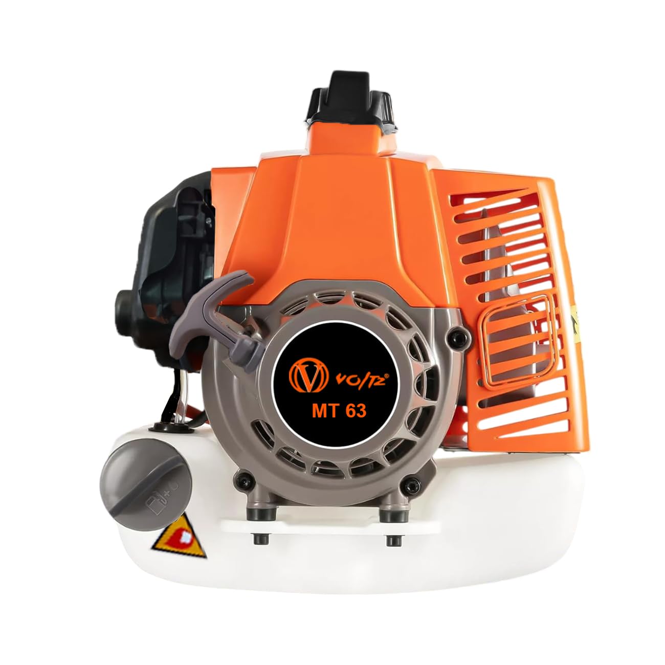 VOLTZ VX35 Brush Cutter 4 Stroke Side Pack Cutter Machine 36cc Extra Power Torque Engine | with Heavy Duty 80 Teeth, 3 Teeth Blades and Tap & Go for Grass Trimming, Lawn Cutting, etc (Fuel Power)